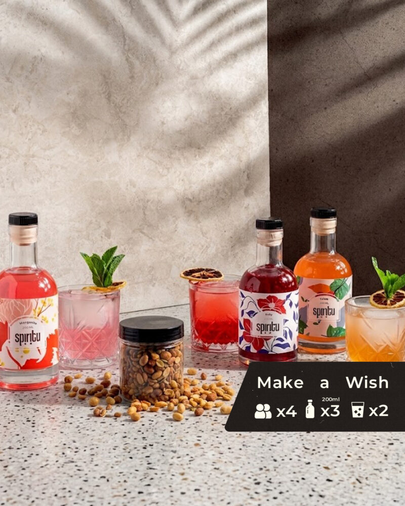 מארז קוקטיילים מתנה ליום הולדת - Make a Wish