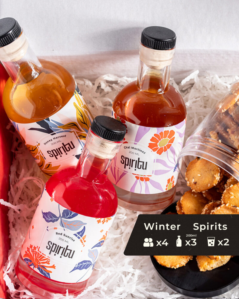 מארז קוקטיילים מחממים לחורף - Winter Spirits