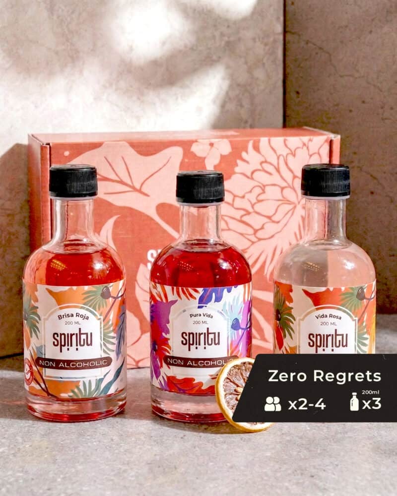 מארז טעימות מוקטיילים (ללא אלכוהול) - Zero Regrets