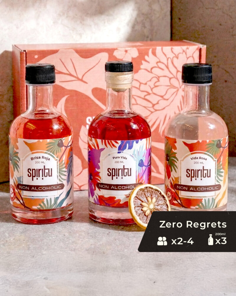 מארז טעימות מוקטיילים (ללא אלכוהול) - Zero Regrets